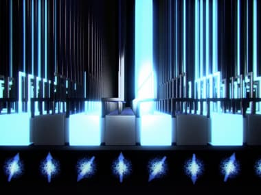 Artist's impression of a silicon CMOS architecture for a spin-based quantum computer. (Illustration: Tony Melov).