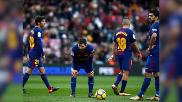 La Liga: Barcelona stay on top despite draw; Antoine Griezmann's winner takes Atletico over Real Madrid