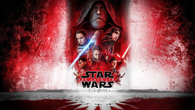 Poster for the upcoming Star Wars film, The Last Jedi. Twitter/@starwars