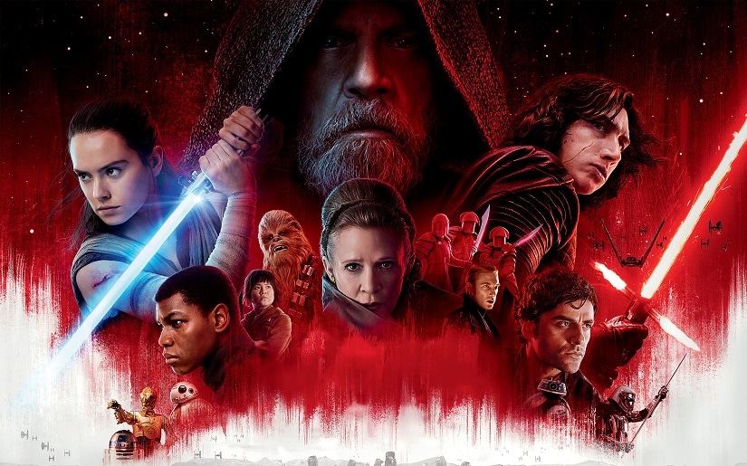 Poster for the upcoming Star Wars: The Last Jedi. Star Wars