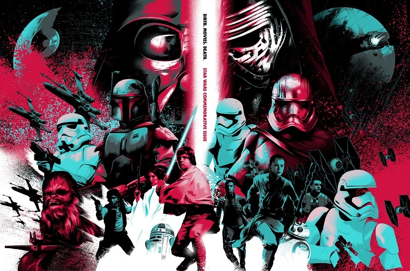 Star Wars artwork by Mondo artist Matt Taylor. Alamo Drafthouse