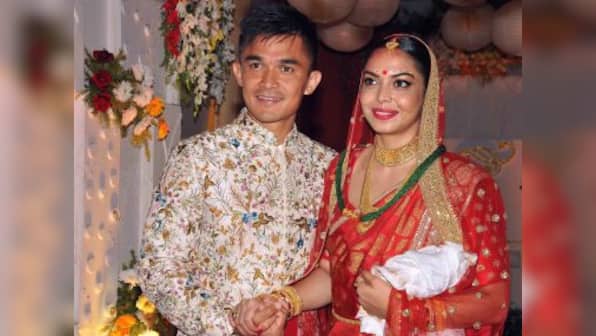 Sunil Chhetri ties the knot with long-time girlfriend Sonam Bhattacharya in Kolkata