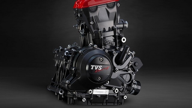 The Engine on the TVS Apache RR 310. Image: TVS Apache