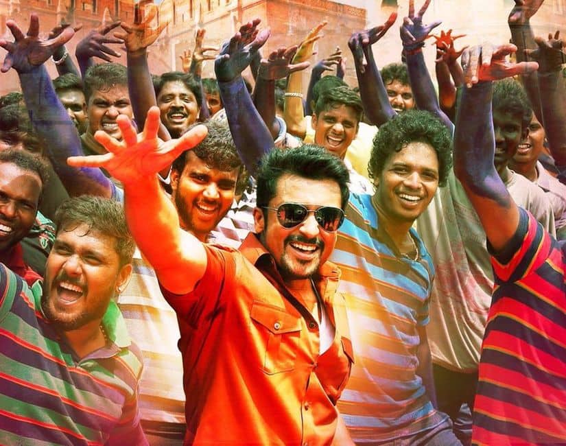 Surya in Thaanaa Serndha Koottam. Twitter/@BeingKollywood