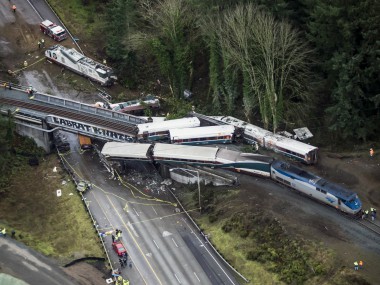 Amtrak derailment: Six killed, 50 hospitalised as train along new route derails onto Washington highway Amtrak derailment: Six killed, 50 hospitalised as train along new route derails onto Washington highway