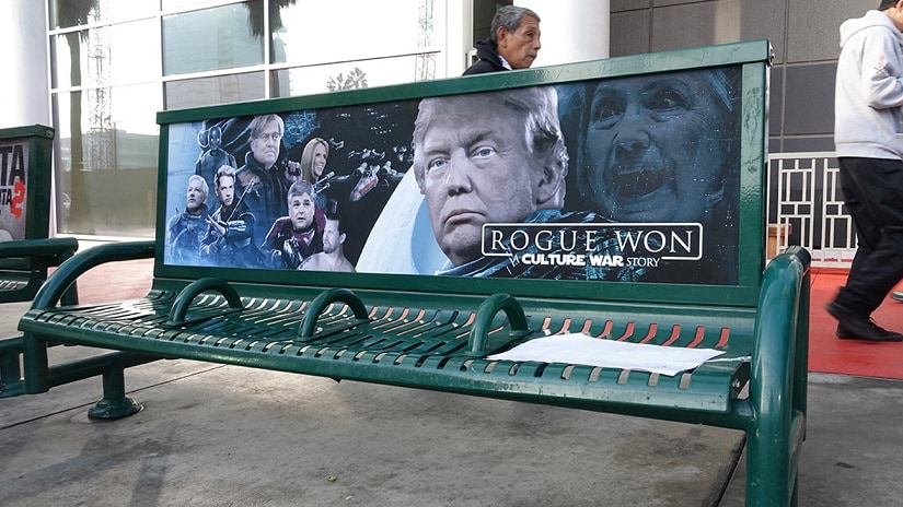 A faux 'Rogue One' poster created by street artist Sabo. Twiiter/@tkinder