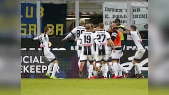 Serie A: Inter Milan's unbeaten run comes to a halt after shock loss against Udinese