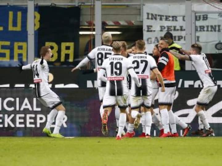 Serie A: Inter Milan's unbeaten run comes to a halt after shock loss against Udinese