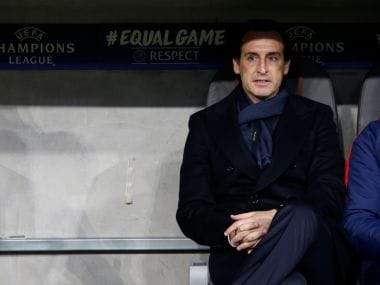 Paris Saint-Germain coach Unai Emery. Reuters