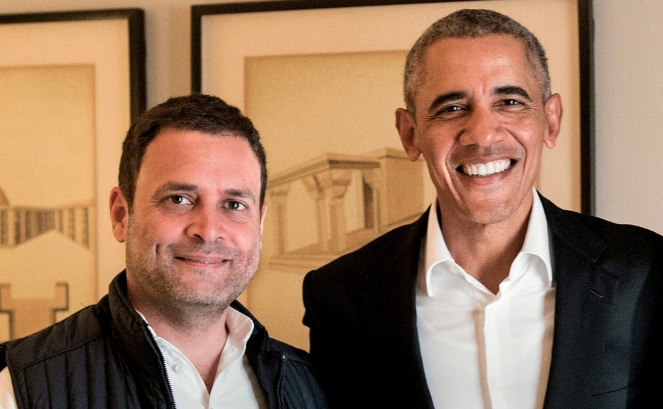 Obama also met Congress vice-president Rahul Gandhi at the event. Reliance Industries chief Mukesh Ambani and Uttar Pradesh chief minister Yogi Adityanath were other dignitaries who attended the HT Leadership Summit 2017. Twitter@OfficeOfRG Obama also met Congress vice-president Rahul Gandhi at the event. Reliance Industries chief Mukesh Ambani and Uttar Pradesh chief minister Yogi Adityanath were other dignitaries who attended the HT Leadership Summit 2017. Twitter@OfficeOfRG
