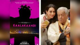 Kaalakaandi teaser poster; Karisma Kapoor remembers Shashi Kapoor: Social Media Stalkers' Guide