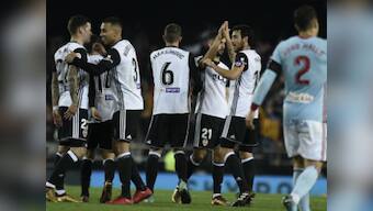 La Liga: Valencia edge past Celta Vigo to close gap on Barcelona; Real Madrid thrash Sevilla 5-0