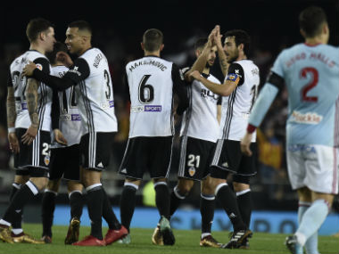 La Liga: Valencia edge past Celta Vigo to close gap on Barcelona; Real Madrid thrash Sevilla 5-0 La Liga: Valencia edge past Celta Vigo to close gap on Barcelona; Real Madrid thrash Sevilla 5-0