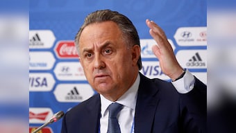 Russia deputy PM Vitaly Mutko quits from country's football union to contest his lifetime ban from Olympic Games