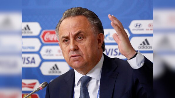 Russia deputy PM Vitaly Mutko quits from country's football union to contest his lifetime ban from Olympic Games