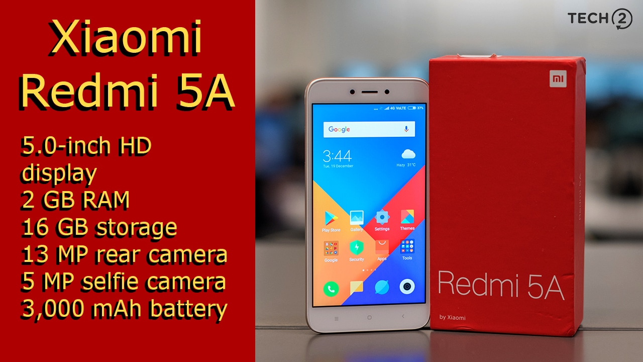 redmi 5a storage capacity