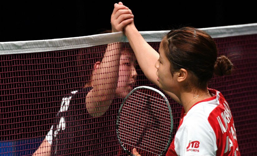File image of Akane Yamaguchi (L) and Nozomi Okuhara (R). AFP