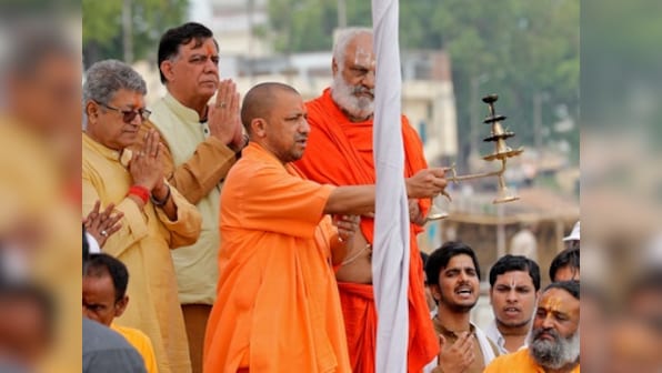 Yogi Adityanath speaks: No conflict in reconciling dharma and democracy, Manusmriti and Constitution