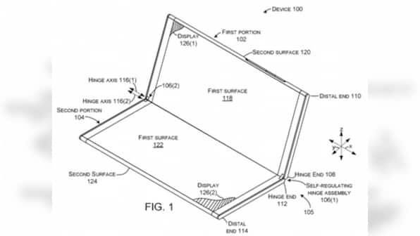 Microsoft files patent for a foldable dual-screen notebook which may resemble its 'Courier' concept