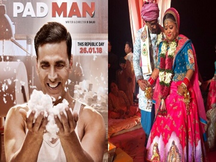 Padman new poster released; Bharti Singh gets married: Social Media Stalkers' Guide