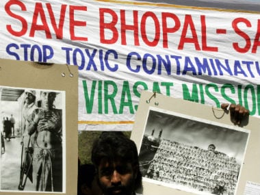 Survivor of bhopal gas tragedy. Reuters.