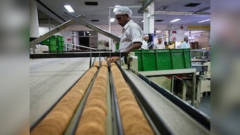 Britannia Industries' Q1 net profit rises 19.41% to Rs 258.08 crore on higher volume growth; shares down by 1.19%