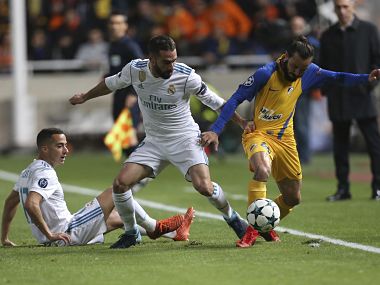 Champions League: Real Madrid's Dani Carvajal handed two-game ban by UEFA for 'deliberate booking' Champions League: Real Madrid's Dani Carvajal handed two-game ban by UEFA for 'deliberate booking'