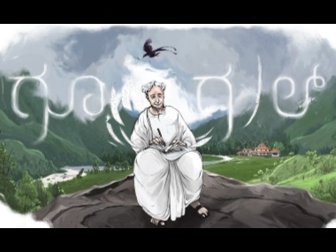 Google Doodle marks Kannada writer Kuppali Venkatappa Puttappa aka Kuvempu's 113th birthday Google Doodle marks Kannada writer Kuppali Venkatappa Puttappa aka Kuvempu's 113th birthday