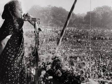 File image of former prime minister Indira Gandhi. AFP
