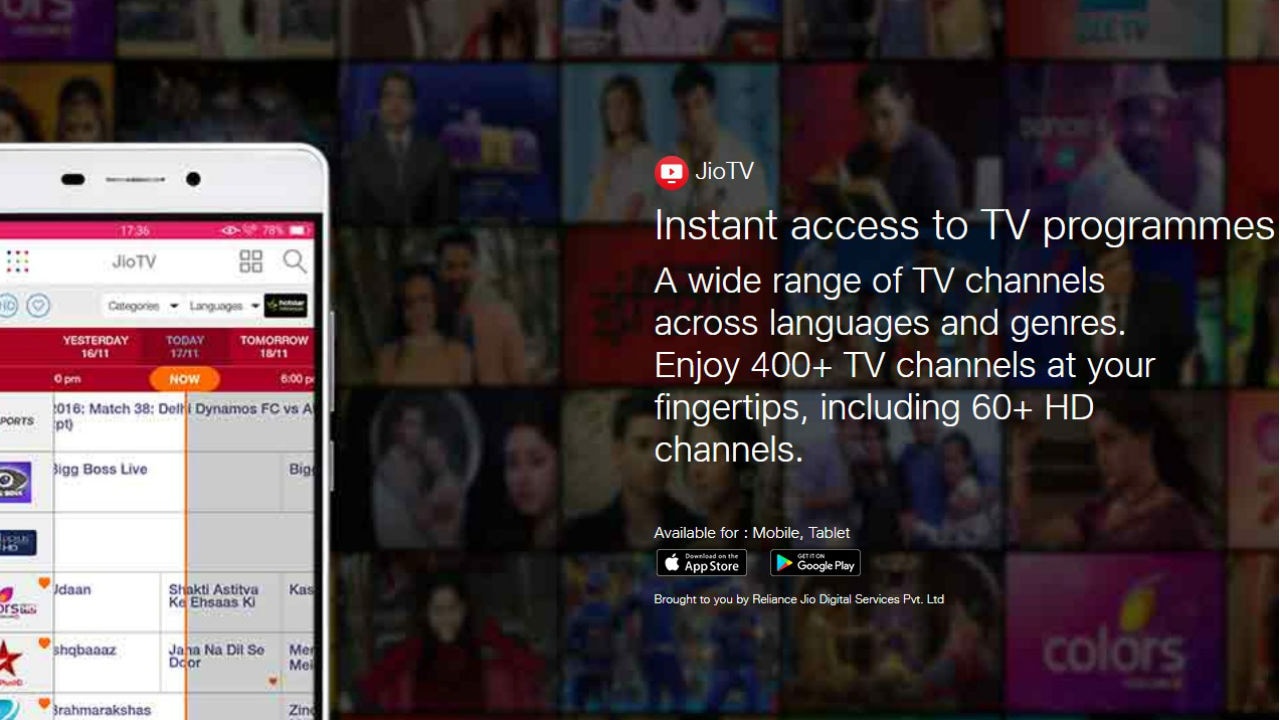 jio tv app not compatible with device