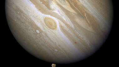 Jupiter's moon Ganymede is 'whistling', surrounded by powerful plasma waves