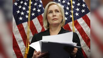 Female senator Kirsten Gillibrand 'would do anything' for money, says Donald Trump fending off sexual harassment allegations