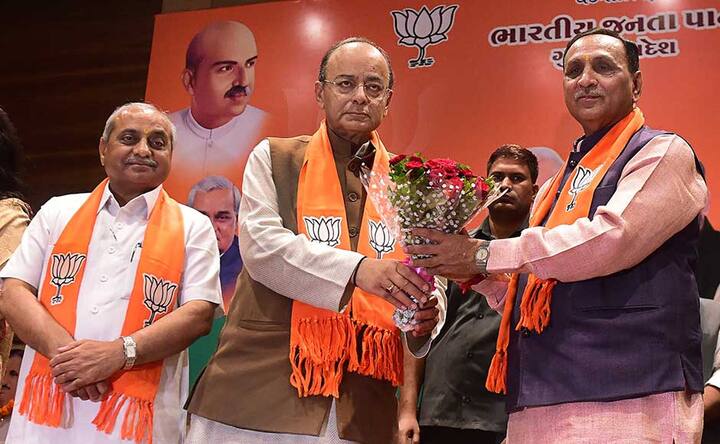 Vijay Rupani elected Gujarat chief minister for second term, Nitin Patel to continue as Deputy CM Vijay Rupani elected Gujarat chief minister for second term, Nitin Patel to continue as Deputy CM