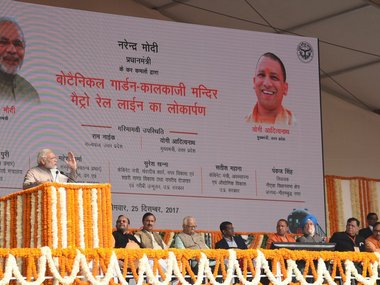 Narendra Modi inaugurates Delhi metro's Magenta Line, says government decisions not for 'political gains' Narendra Modi inaugurates Delhi metro's Magenta Line, says government decisions not for 'political gains'