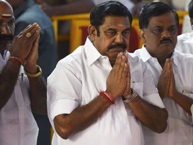 Cauvery water dispute: K Palaniswamy urges political parties to shed differences, unite to 'secure' Tamil Nadu's right Cauvery water dispute: K Palaniswamy urges political parties to shed differences, unite to 'secure' Tamil Nadu's right