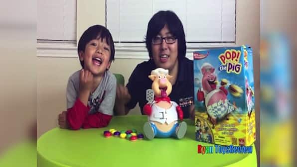 Forbes' eighth-highest paid YouTube celebrity of 2017 is Ryan, a six-year-old toy reviewer