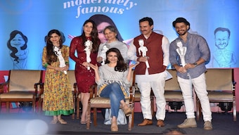 Soha Ali Khan launches first book 'The Perils Of Being Moderately Famous' in presence of Pataudi clan