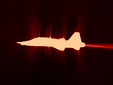NASA advances Schlieren photography technique for studying booms of supersonic aircraft NASA advances Schlieren photography technique for studying booms of supersonic aircraft