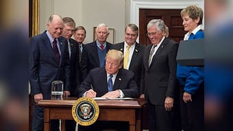 Donald Trump signs directive to send NASA astronauts to the moon and Mars
