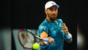 Auckland Classic: Steve Johnson labours past lucky loser Liam Caruana; Pablo Cuevas moves into second round
