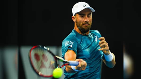 Auckland Classic: Steve Johnson labours past lucky loser Liam Caruana; Pablo Cuevas moves into second round