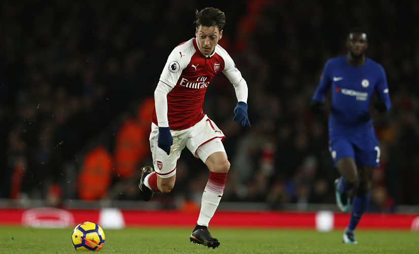 Mesut Ozil caused Chelsea plenty of problems in the 2-2 draw in the Premier League last week. AFP