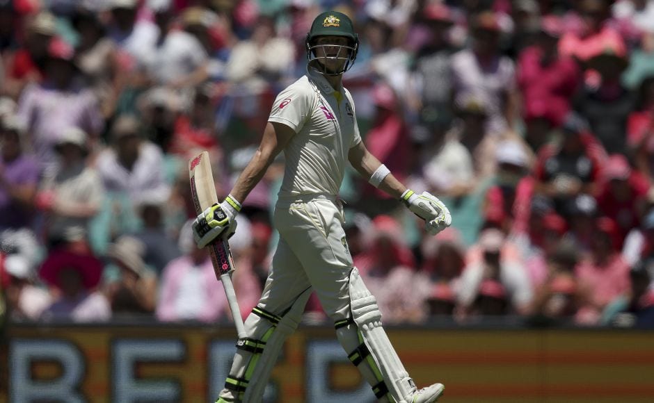 A dejected Steve Smith walks off after England finally found a way to stop him. AP A dejected Steve Smith walks off after England finally found a way to stop him. AP