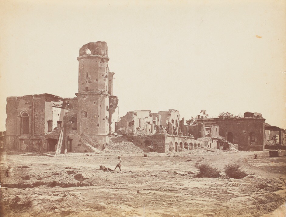 Residency, Lucknow, Felice Beato. Courtesy Sarmaya Collection, Mumbai Residency, Lucknow, Felice Beato. Courtesy Sarmaya Collection, Mumbai