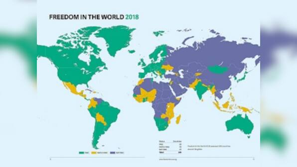 Global freedom on decline for past 12 years, says report: 71 countries suffer decline in political rights and civil liberties
