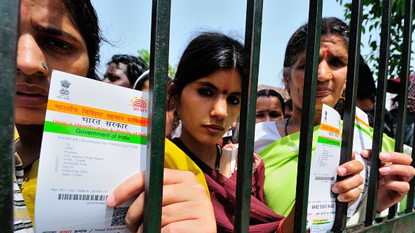 Aadhaar. Representaional image. Getty images