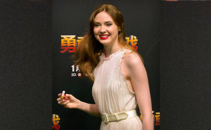 Dwayne Johnson, Karen Gillian on the red carpet in China for Jumanji: Welcome to the Jungle