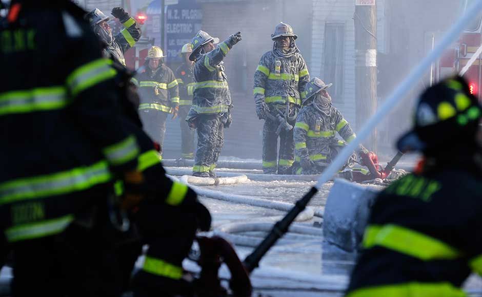 Last Thursday, 12 people, including four children, were killed in the New York City's deadliest blaze in a quarter of a century in another part of the Bronx less than two miles away. That fire was caused by a three-year-old boy playing with the burners of a kitchen stove in one of the apartments, officials said. AP Last Thursday, 12 people, including four children, were killed in the New York City's deadliest blaze in a quarter of a century in another part of the Bronx less than two miles away. That fire was caused by a three-year-old boy playing with the burners of a kitchen stove in one of the apartments, officials said. AP