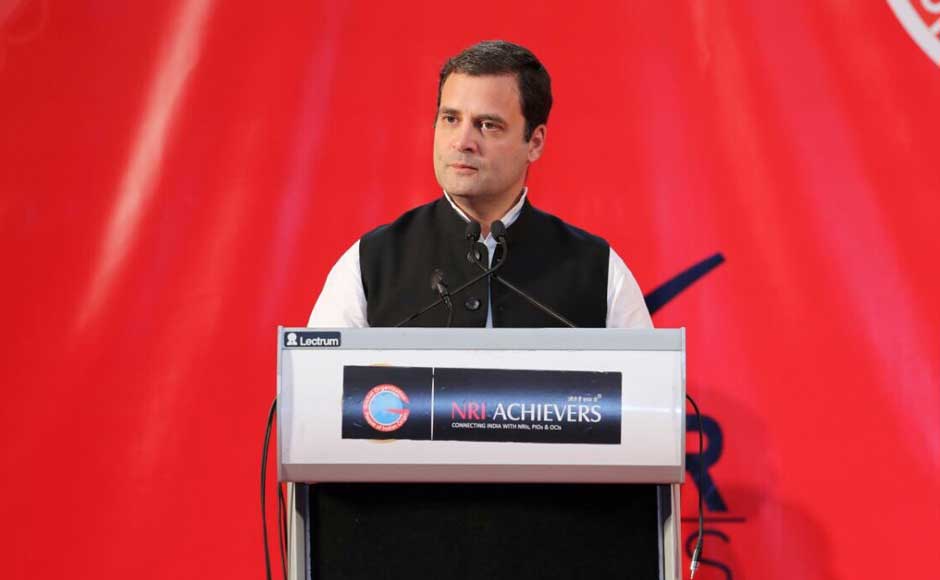 The Congress president addressed a gathering of Persons of Indian Origin (PIOs) in the Gulf country. The Congress president addressed a gathering of Persons of Indian Origin (PIOs) in the Gulf country.
