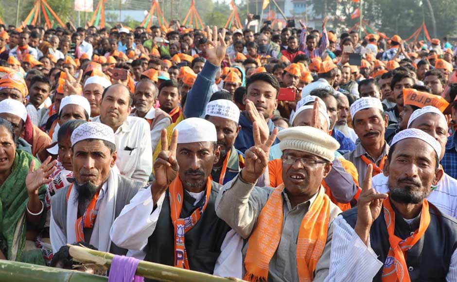 The BJP chief added that unless the Left Front government was changed in the northeastern state, it would be reduced to a backward state in terms of protection of women, unemployment and economic development of the poor and the working class. Supporters wave during a rally in Udaipur. Twitter@AmitShah The BJP chief added that unless the Left Front government was changed in the northeastern state, it would be reduced to a backward state in terms of protection of women, unemployment and economic development of the poor and the working class. Supporters wave during a rally in Udaipur. Twitter@AmitShah